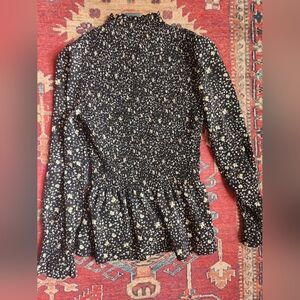 FLAWLESS Black and Cream Floral Blouse